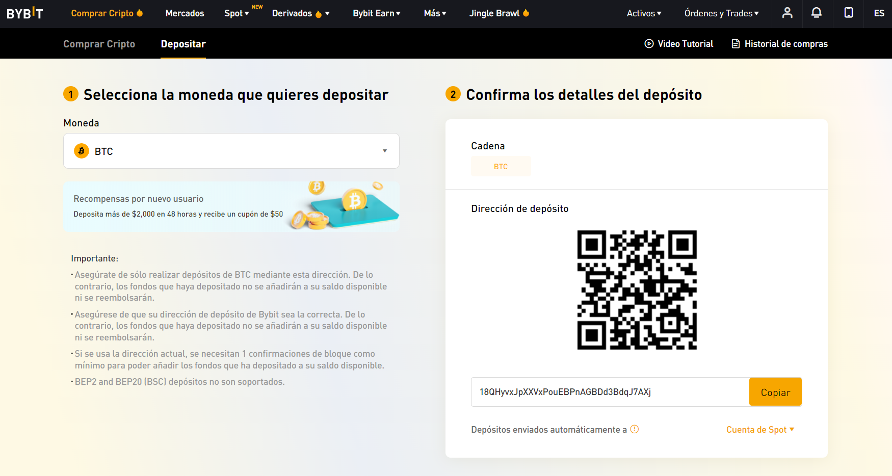 Reposición de depósitos Reposición de depósitos