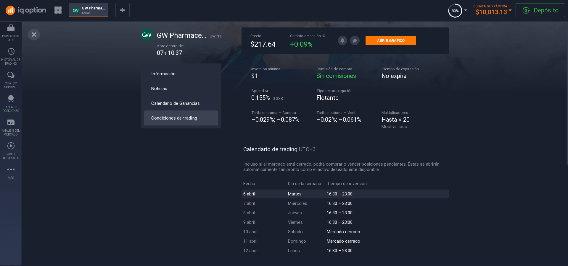 Condiciones comerciales